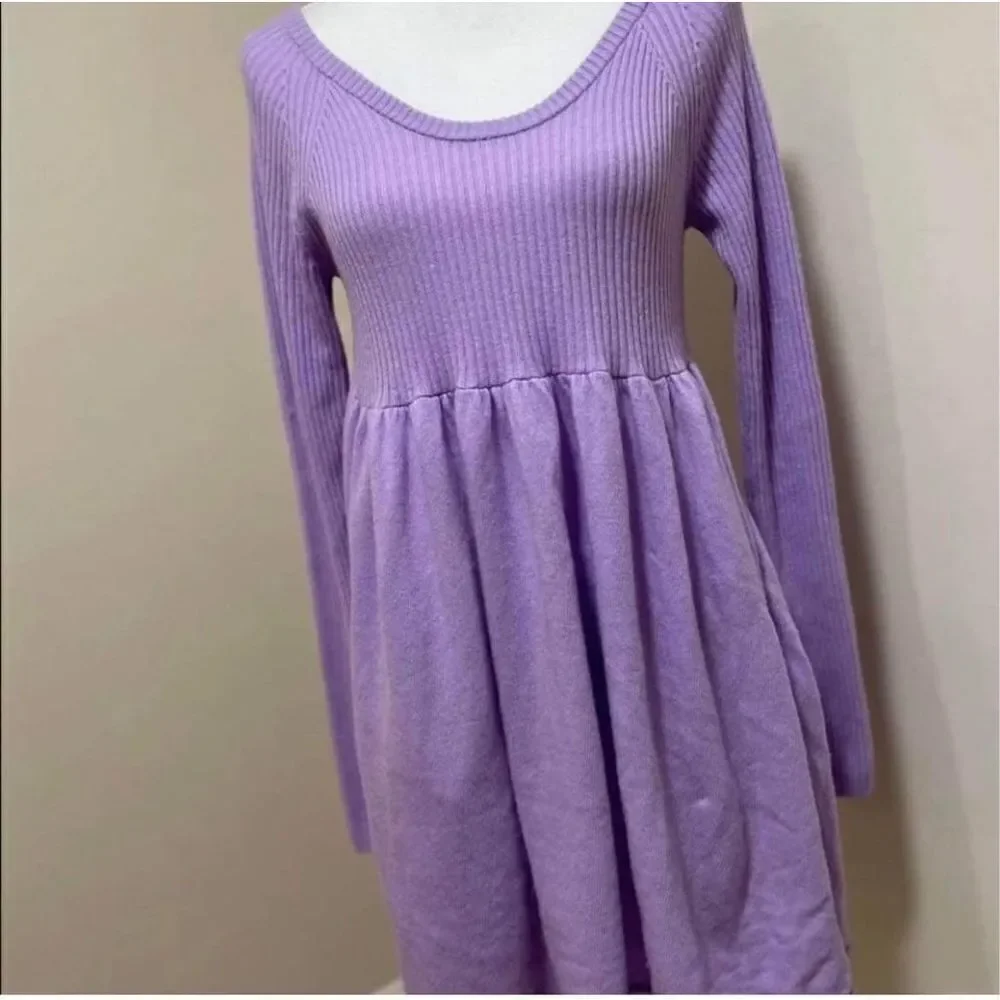 New Free  People The Luxe Sweater Babydoll Dress Size XS